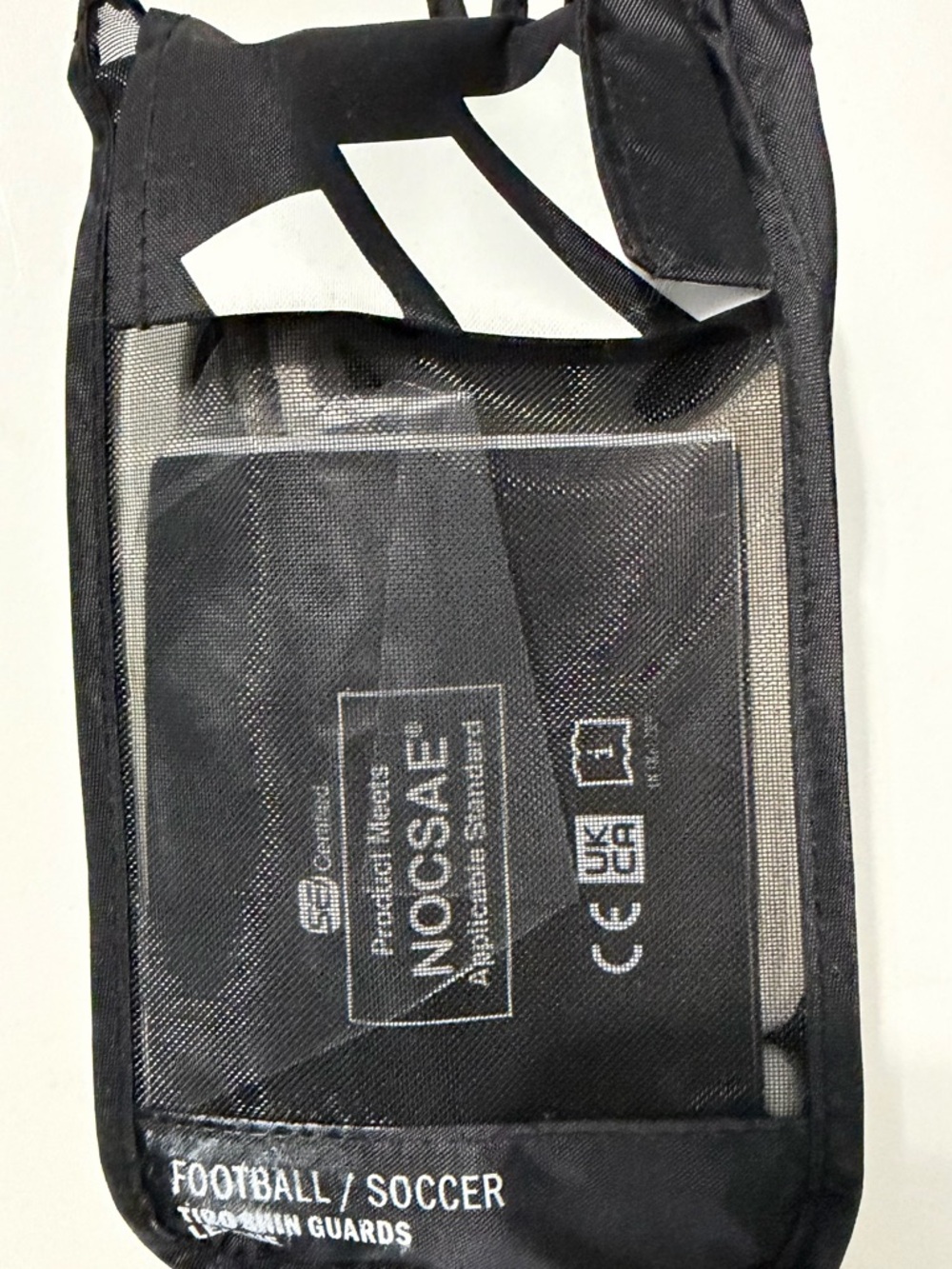 NWT Adidas Black Slip in Soccer Tiro Shin Guards. Unisex. Size Large.